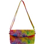 Colorful watercolors texture                                                Removable Strap Clutch Bag