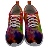 Colorful watercolors texture                                                Mens Athletic Shoes
