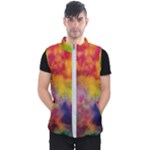 Colorful watercolors texture                                                    Men s Puffer Vest