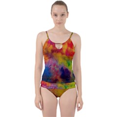 Cut Out Top Tankini Set 