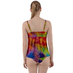 Twist Front Tankini Set 