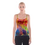 Colorful watercolors texture                                                    Spaghetti Strap Top