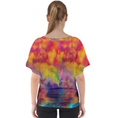 V-Neck Dolman Drape Top 