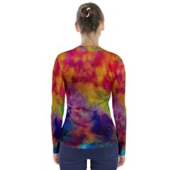V-Neck Long Sleeve Top 