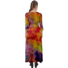 Button Up Boho Maxi Dress 