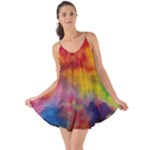 Colorful watercolors texture                                                       Love the Sun Cover Up