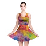 Colorful watercolors texture                                                    Reversible Skater Dress