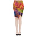 Midi Wrap Pencil Skirt 