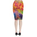 Midi Wrap Pencil Skirt 