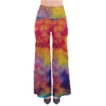 Colorful watercolors texture                                                   Women s Chic Palazzo Pants
