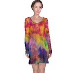 Colorful watercolors texture                                                    nightdress