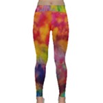 Colorful watercolors texture                                                    Yoga Leggings