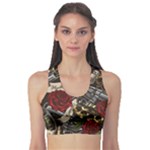Seamless Vector Pattern Sports Bra