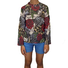 Kids  Long Sleeve Swimwear 