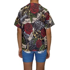 Kids  Short Sleeve Swimwear 