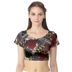 Short Sleeve Crop Top 