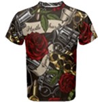 Seamless Vector Pattern Men s Cotton Tee