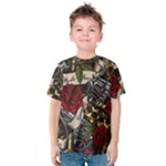 Seamless Vector Pattern Kids  Cotton Tee