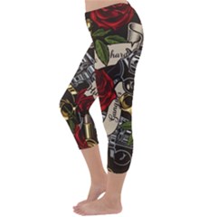Capri Winter Leggings Back Capri Winter Leggings Back