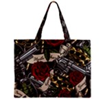 Seamless Vector Pattern Zipper Mini Tote Bag