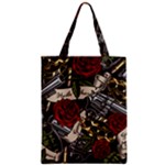 Seamless Vector Pattern Zipper Classic Tote Bag