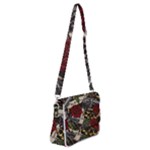 Seamless Vector Pattern Shoulder Bag with Back Zipper