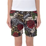 Seamless Vector Pattern Women s Basketball Shorts
