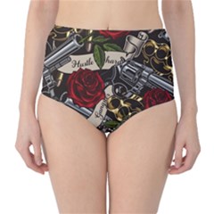 Classic High-Waist Bikini Bottoms 