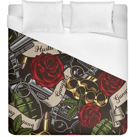 Seamless Vector Pattern Duvet Cover (King Size) from ArtsNow.com
