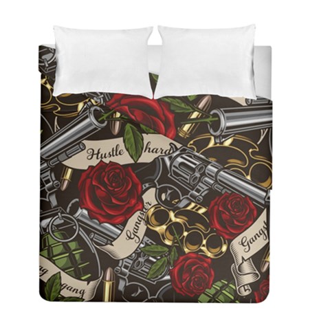 Seamless Vector Pattern Duvet Cover Double Side (Full/ Double Size) from ArtsNow.com