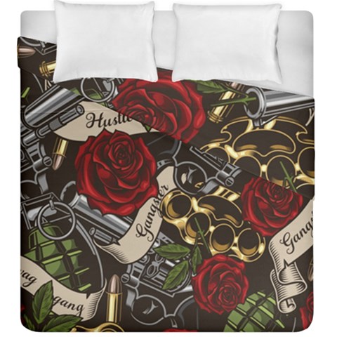 Seamless Vector Pattern Duvet Cover Double Side (King Size) from ArtsNow.com