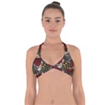 Seamless Vector Pattern Halter Neck Bikini Top
