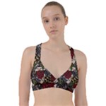 Seamless Vector Pattern Sweetheart Sports Bra
