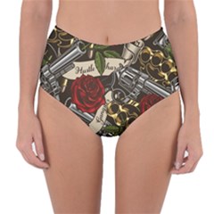 Reversible High-Waist Bikini Bottoms 