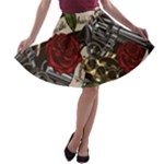 Seamless Vector Pattern A-line Skater Skirt