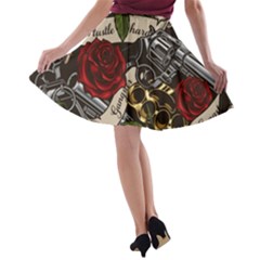 A-line Skater Skirt 