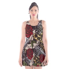 Scoop Neck Skater Dress 