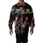 Seamless Vector Pattern Kids  Hooded Windbreaker