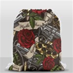 Seamless Vector Pattern Drawstring Bag (Small)