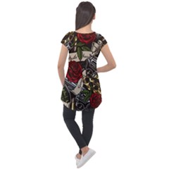 Cap Sleeve High Low Top 