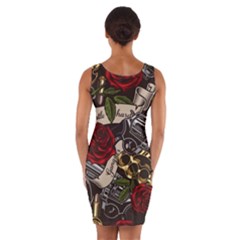 Wrap Front Bodycon Dress 