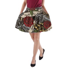 A-Line Pocket Skirt 