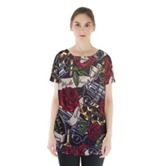Skirt Hem Sports Top 