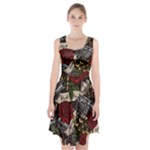 Seamless Vector Pattern Racerback Midi Dress