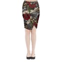 Midi Wrap Pencil Skirt 