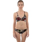 Seamless Vector Pattern Wrap Around Bikini Set