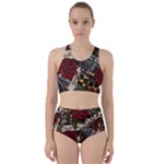 Seamless Vector Pattern Racer Back Bikini Set
