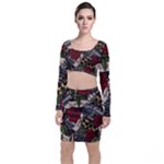 Seamless Vector Pattern Top and Skirt Sets