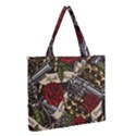 Zipper Medium Tote Bag Front