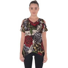 Cut Out Side Drop T-Shirt 